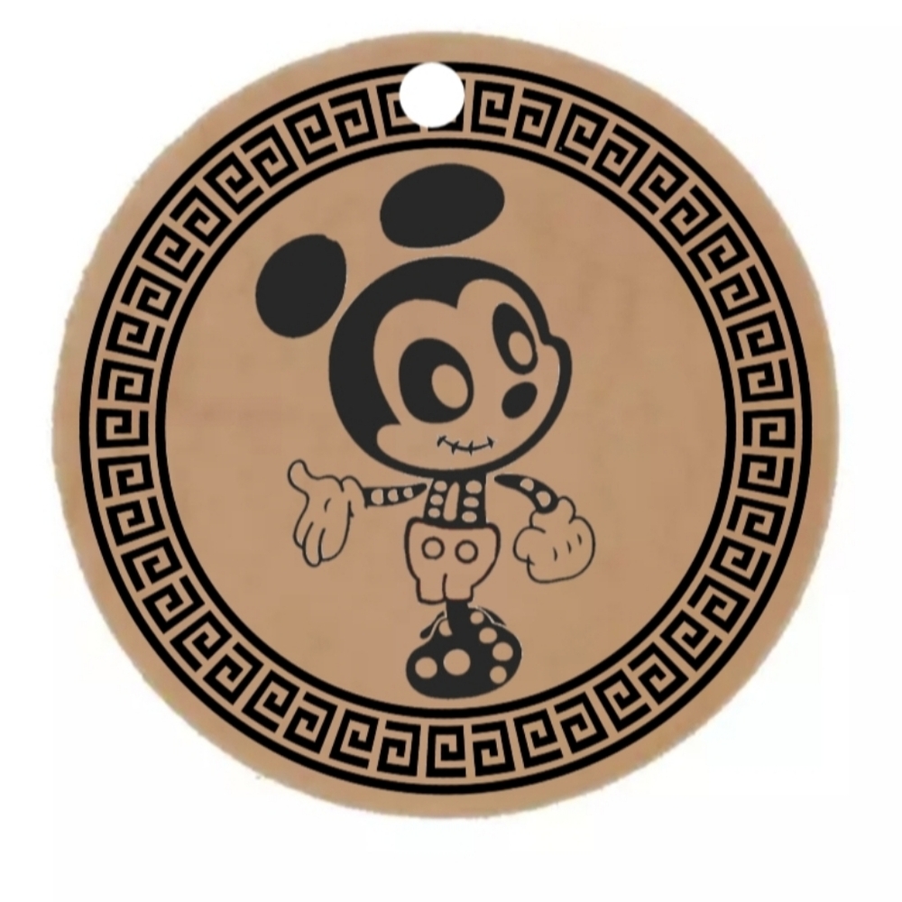 Mickey Mouse leather patches personalized